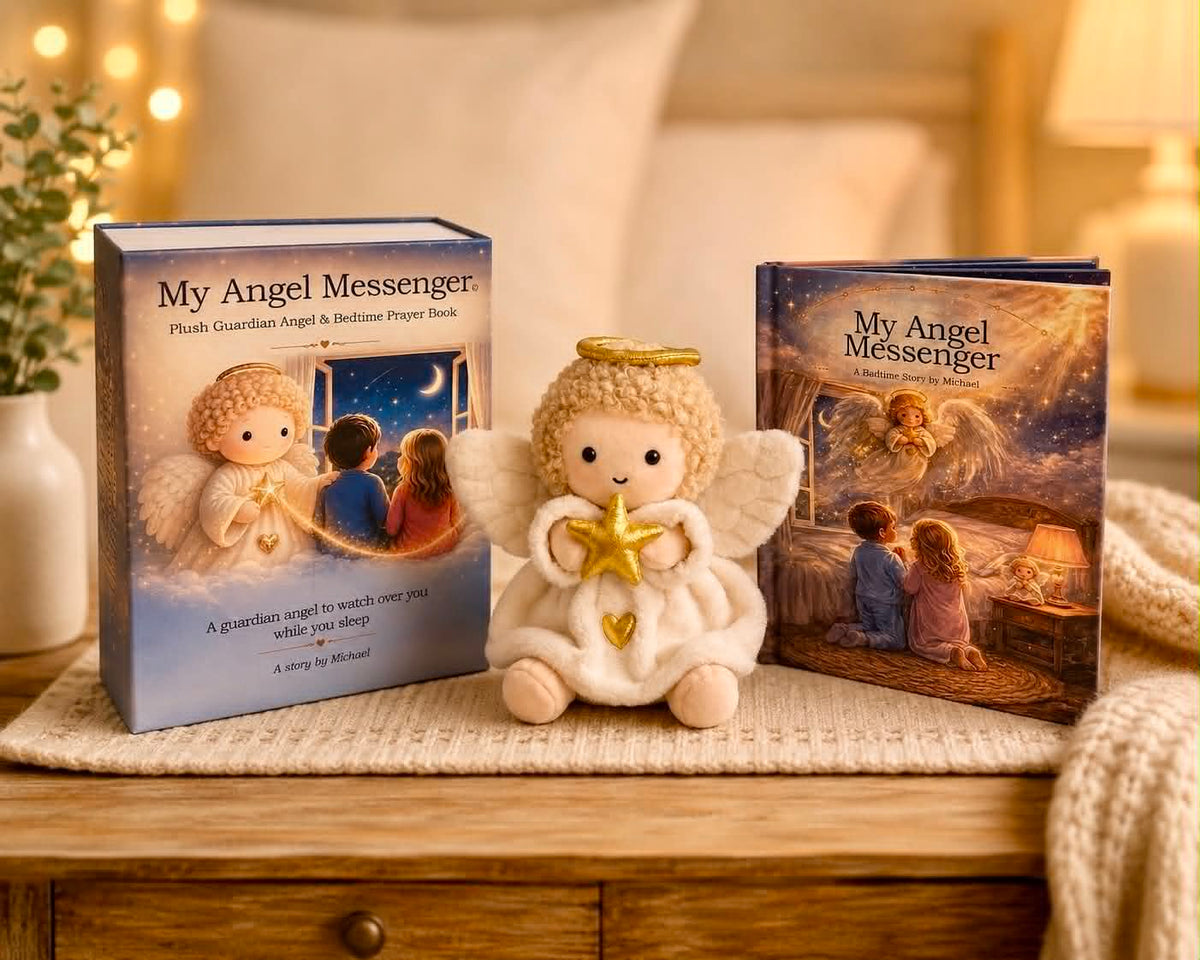 My Angel Messenger™ plush Angel, hardcover storybook and keepsake gift box